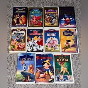 Disney Vhs Tapes Vhs Black Diamond